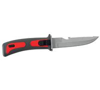 SEAC Bat - Cuchillo para Buceo con Mango de Seguridad, Acero Inoxidable 11.5 cm