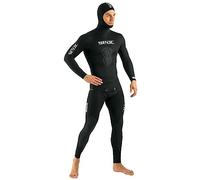 SEAC Black Shark - Traje de Neopreno de 5 mm para Pesca Sub y Apnea (2 Piezas)
