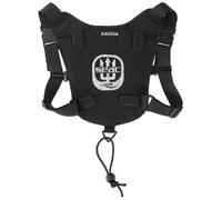 SEAC Caccia Vest - Chaleco Porta Lastre para Pesca Submarina | 4 Bolsillos de Neopreno (hasta 6 kg), Tirantes Ajustables, Hebillas de Liberación Rápida, Cuerda Elástica con Bola para el Cinturón