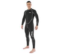 Seac Carezza Man, Traje de Neopreno Largo de una Pieza en Neopreno de Doble Forro de 2 mm, con Cremallera Frontal y Protectores de PU en Las Rodillas