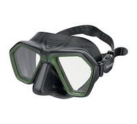 SEAC Eagle Mascara para apnea y Pesca submarina, Unisex-Adult, Negro/Verde, One Size