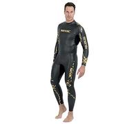 Seac Energy Traje Ultra elástico en Neopreno Suave SmoothSkin de 2mm para natación y Freediving, Hombres, Negro, S