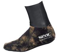 Calcetines de pesca seac submarina seal skin camo marrón XL