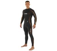 SEAC Feel-S Man 3mm - Traje de Neopreno para Hombre de 3 mm UltraStretch con Cremallera Trasera YKK, Costuras Flatlock y Rodilleras reforzadas - Traje para Buceo, Snorkel y apnea