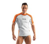 SEAC Fit Short, Camiseta en Neopreno 2 mm con Mangas Cortas, Ideal para vestirla bajo del Traje de Buceo, para Nadar o Camiseta de Surf