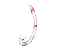 SEAC Flash-Snorkel, Pesca submarina, Buceo Libre y esnórquel, Unisex Adulto, Transparente/Rosa