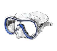 Seac Giglio MD, Máscara a lente única para Buceo y Snorkeling, Unisex niños, transparente/azul, Small