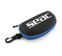 Estuche Para Gafas De Natación Con Zip Negro/Azul Seac Talla única