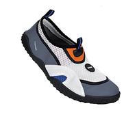 SEAC Hawaii Zapatillas Anti Deslizamiento niños, Sacadura rápida, Zapatos para el mar, la Playa y la Piscina, Unisex-Adult, Blanco/Gris, 44