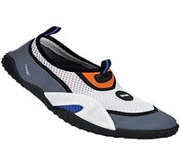 SEAC Hawaii Zapatillas Anti Deslizamiento niños, Sacadura rápida, Zapatos para el mar, la Playa y la Piscina, Unisex-Adult, Blanco/Gris, 38