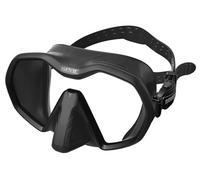 SEAC Icona, máscara monocristal sin Marco 100% Made in Italy para Buceo, Negro