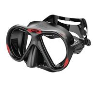SEAC Iena - Máscara de Snorkel de Silicona, Doble Lente de Vidrio Templado de 3 mm, Ajuste Rápido