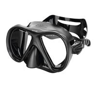 SEAC Iena - Máscara de Snorkel de Silicona, Doble Lente de Vidrio Templado de 3 mm, Ajuste Rápido