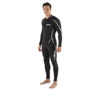 SEAC Invidia Man - Traje de Neopreno de 3 mm, Ultra elástico, de una Sola Pieza con Cremallera Frontal para Buceo, esnórquel y Buceo Libre