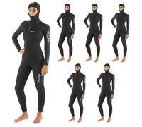 Seacsub Liberty 7 Mm Woman Diving Wetsuit Negro M Mujer