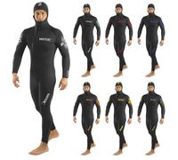 SEAC Liberty Long Man - Traje húmedo monopieza Hombre 7 y 5 mm con Capucha integrada - Neopreno Resistente con Refuerzos Supratex - Cremallera Frontal y en Tobillos - Tallas/Colores, 5mm, XL