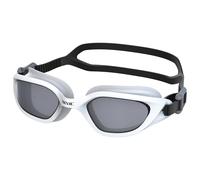 SEAC Mood, Gafas de natación con Lentes de policarbonato antirrayaduras y antivaho, Juntas de Silicona, Unisex Adulto, Blanco/Negro