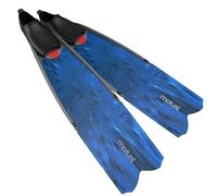 SEAC Motus Camuflaje Larga Libre Buceo Suave y Potente Aletas para Pesca submarina Verde Camuflaje, Blue Camouflage, 8-8.5