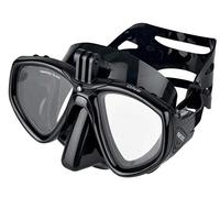 SEAC One Pro, Máscara de Buceo con Soporte de cámara GoPro para Buceo y Snorkel, de Color Negro