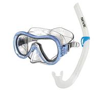SEAC Panarea MD Set de Snorkeling, Unisex niños, Transparente/Azul, M