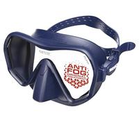 SEAC Pura - Máscara de Buceo de Silicona sin Marco y con Lente Única | Máscara Antivaho de Volumen reducido para Buceo y Snorkel con Hebilla 3D, Azul