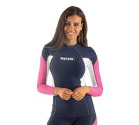 SEAC RAA Long EVO Lady Rash Guard Protección UV Camiseta para Snorkel Y Natación Manga Larga, Mujer, Azul, S