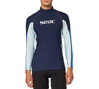SEAC RAA Long EVO Camiseta para Snorkeling y Natación con Protección UV, Hombre, Azul Claro, M
