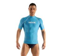 SEAC RAA Short EVO Man, Camiseta Rash Guard para Snorkeling y natación con protección UV.