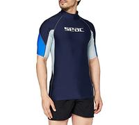 SEAC RAA Short EVO Man, Camiseta Rash Guard para Snorkeling y natación con protección UV, XXXL, Azul
