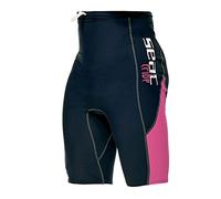 SEAC Rashguard - Pantalón Corto para Mujer, Tejido Licra de Alta Elasticidad, protección UV 97,5% y Confort para Caminar