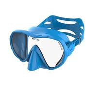SEAC Rondò Máscara Frameless Monocristal de Silicona para Buceo y Snorkel o Set Combo Máscara + Tubo SEAC Reverse Dry, Sistema Dry Top y Válvula de Purga