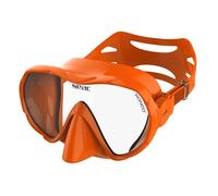 SEAC Rondò Máscara Frameless Monocristal de Silicona para Buceo y Snorkel o Set Combo Máscara + Tubo SEAC Reverse Dry, Sistema Dry Top y Válvula de Purga