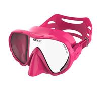 SEAC Rondò Máscara Frameless Monocristal de Silicona para Buceo y Snorkel o Set Combo Máscara + Tubo SEAC Reverse Dry, Sistema Dry Top y Válvula de Purga