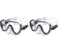 SEAC Salina SLT, Máscara de Buceo Unisex, para Practicar Snokeling (Paquete de 2)