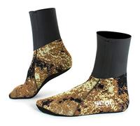 SEAC Seal Skin Calcetines térmicos para Apnea y Pesca subacuática de Neopreno Camuflaje de 3 mm, Unisex Adulto, Camo Marron, M