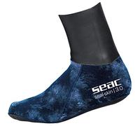 SEAC Seal Skin Calcetines térmicos para apnea y Pesca subacuática de Neopreno Camuflaje de 3 mm, Unisex Adulto, Camo Azul, XL