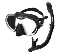 Seacsub Icona&reverse Dry Snorkeling Set Negro