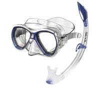 SEAC Set Elba - et de Snorkel con máscara subacuática y Tubo con válvula para la Purga de Agua para Adultos Unisex Adulto