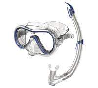 SEAC Set Giglio Valve, Set de Snorkel con máscara subacuática y Tubo con válvula para la Purga de Agua para Adultos
