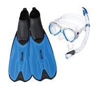 SEAC Set Spinta, Conjunto de Snorkeling con máscara de Buceo, Snorkel y Aletas, para Adultos y niños