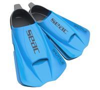 SEAC Shuttle Flex Aletas Cortas de natación 100% Silicona, Unisex-Adult, Azul, 36/37