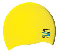 SEAC Silicone JR Gorro de Piscina para niños en Silicona, Unisex niños, Amarillo, Small