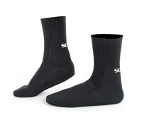 SEAC Standard Socks Escarpín, Color Negro, Talla L, Unisex Adulto, 5mm