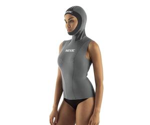 SEAC Sudadera con Capucha para Mujer, Chaleco para Buceo, Hecho de Neopreno de 2,5 mm