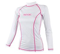 Seac T-Sun Long Lady, Camiseta de protección Rash Guard para esnorkel y natación anti UV, blanco, S