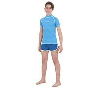 SEAC T-Sun Short Kid, Camiseta de protección Rash Guard para esnorkel y natación Anti UV