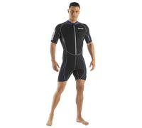 SEAC Trendy Man, Traje Corto de Una Pieza de Neopreno de 2,5 mm con Cremallera Frontal, para Snorkel, Surf y Deportes Acuáticos en Aguas Templadas para Adultos y Niños, XXXL