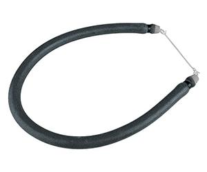 Seac Tripower Goma Circular para Pesca submarina con ojiva de dyneema, Made in Italy, Unisex-Adult, Negro, Ø14,5mm X 59cm