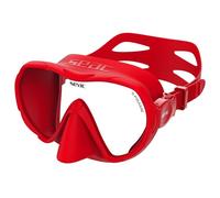 SEAC X-Frame - Máscara de Buceo Frameless de Silicona con Monolente de Vidrio Templado | Visión Nítida y Estabilidad Bajo el Agua, Volumen Reducido | para Buceo y Snorkel - Made in Italy