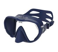 SEAC X-Frame - Máscara de Buceo Frameless de Silicona con Monolente de Vidrio Templado | Visión Nítida y Estabilidad Bajo el Agua, Volumen Reducido | para Buceo y Snorkel - Made in Italy